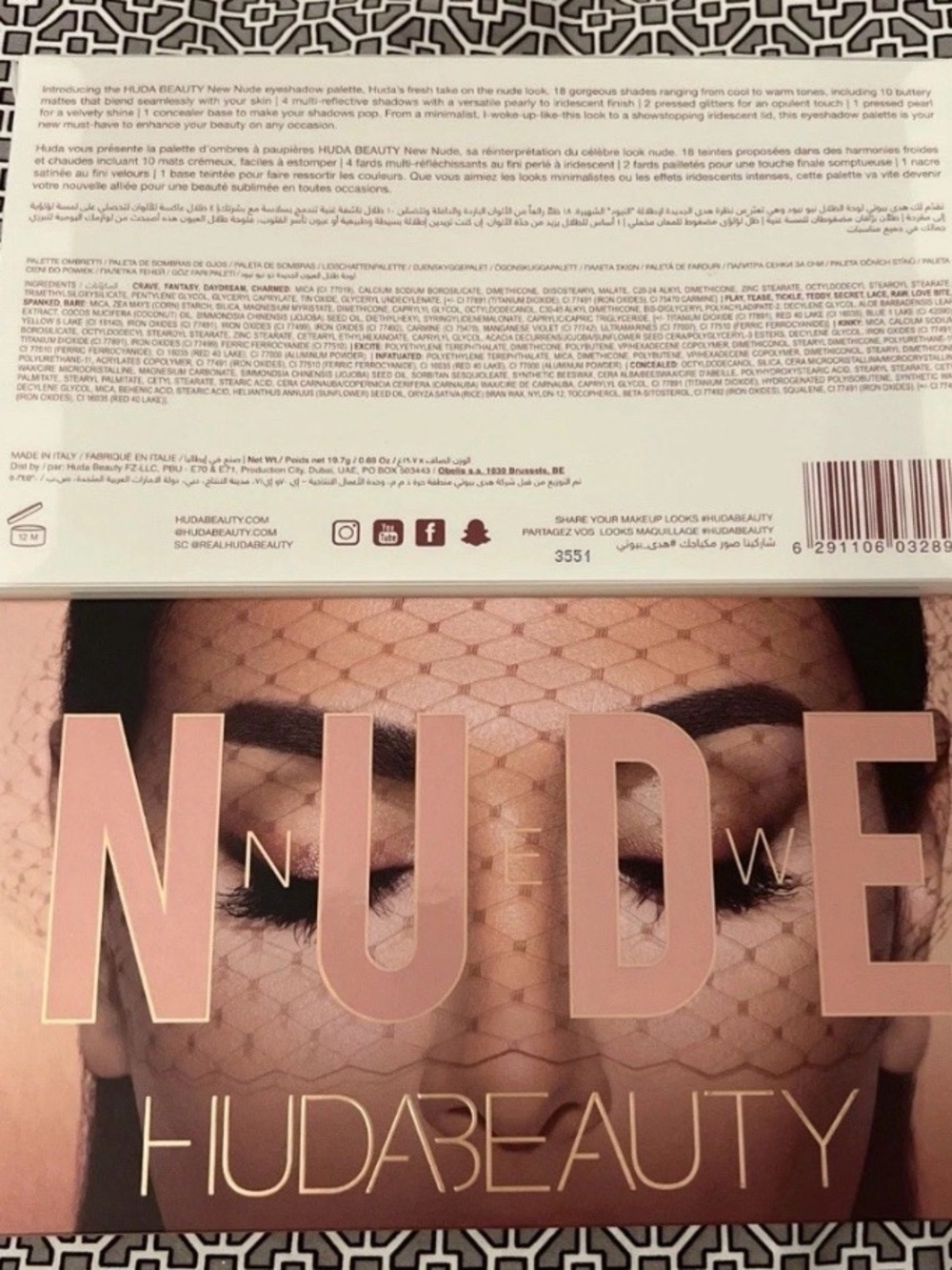 Huda Beauty New Nude Eyeshadow Palette - - Picture 10 of 10
